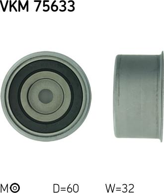 SKF VKM 75633 - Tensioner Pulley, timing belt www.parts5.com