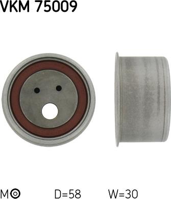 SKF VKM 75009 - Tensioner Pulley, timing belt www.parts5.com