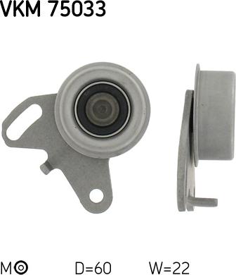 SKF VKM 75033 - Germe makarası, triger kayışı www.parts5.com