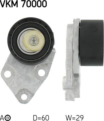 SKF VKM 70000 - Feszítő, fogasszíj www.parts5.com