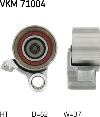 SKF VKM 71004 - Tensioner Pulley, timing belt parts5.com