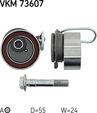 SKF VKM 73607 - Germe makarası, triger kayışı www.parts5.com