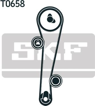 SKF VKMA 95656 - Комплект ангренажен ремък www.parts5.com