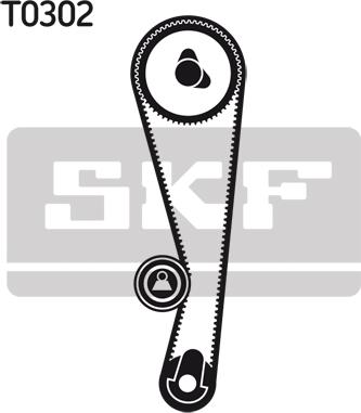 SKF VKMA 95012 - Komplet (kit) zobatega jermena www.parts5.com