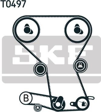 SKF VKMA 95023 - Triger kayışı seti www.parts5.com