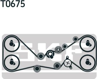 SKF VKMA 98115 - Set curea de distributie www.parts5.com