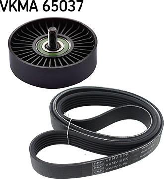 SKF VKMA 65037 - Juego de correas trapeciales poli V www.parts5.com