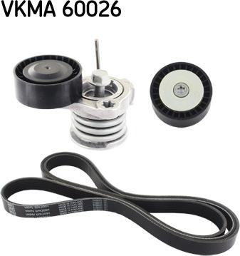 SKF VKMA 60026 - Jeu de courroies trapézoïdales à nervures www.parts5.com