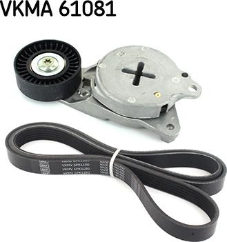 SKF VKMA 61081 - Sada žebrovaných klínových řemenů www.parts5.com