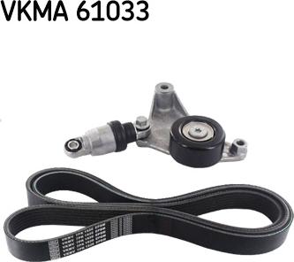 SKF VKMA 61033 - Set curea transmisie cu caneluri www.parts5.com