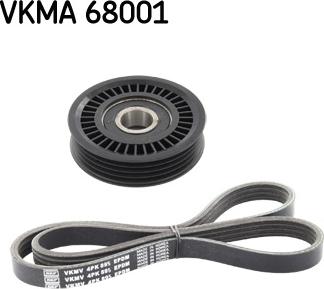 SKF VKMA 68001 - Поликлиновый ременный комплект www.parts5.com