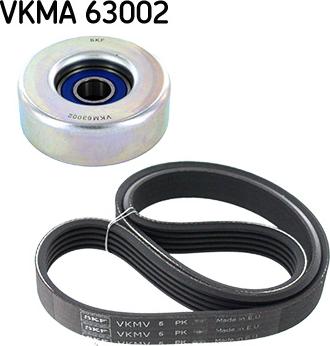 SKF VKMA 63002 - V-Ribbed Belt Set www.parts5.com