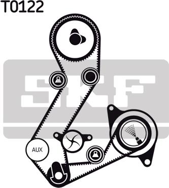 SKF VKMC 04107-3 - Water Pump & Timing Belt Set www.parts5.com