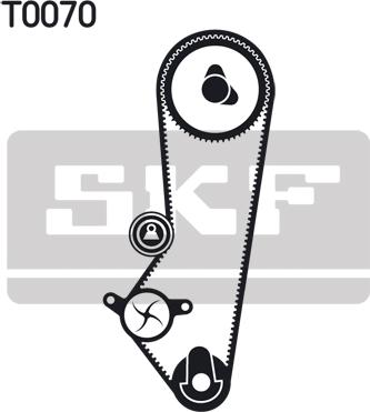 SKF VKMC 04201 - Pompe à eau + kit de courroie de distribution www.parts5.com