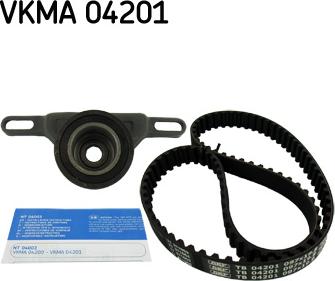 SKF VKMA 04201 - Set curea de distributie www.parts5.com