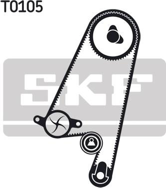 SKF VKMA 05402 - Zestaw paska rozrządu www.parts5.com