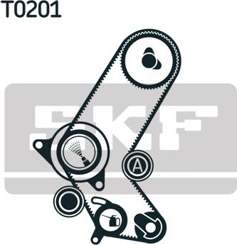 SKF VKMA 05700 - Set curea de distributie www.parts5.com