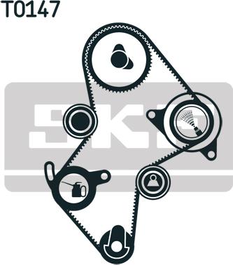 SKF VKMA 06114 - Set curea de distributie www.parts5.com