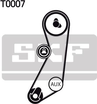 SKF VKMA 06300 - Set curea de distributie www.parts5.com