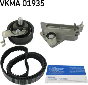 SKF VKMA 01935 - Σετ οδοντωτού ιμάντα www.parts5.com