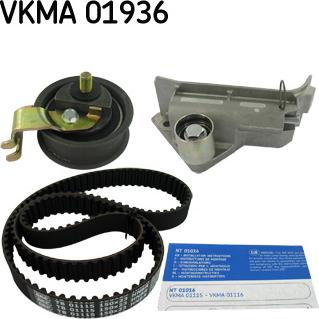 SKF VKMA 01936 - Комплект ангренажен ремък www.parts5.com