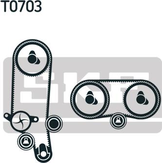 SKF VKMC 01122 - Water Pump & Timing Belt Set parts5.com