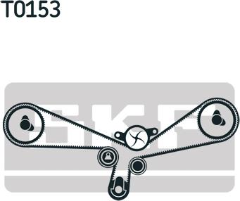 SKF VKMA 01202 - Комплект ангренажен ремък www.parts5.com