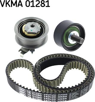 SKF VKMA 01281 - Fogasszíjkészlet www.parts5.com