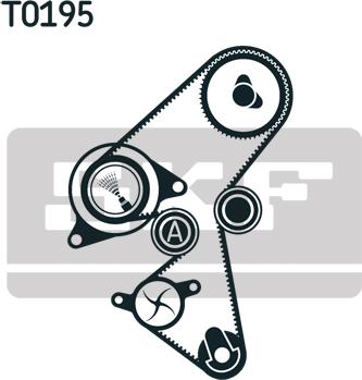 SKF VKMA 03316 - Komplet (kit) zobatega jermena www.parts5.com