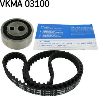 SKF VKMA 03100 - Timing Belt Set www.parts5.com