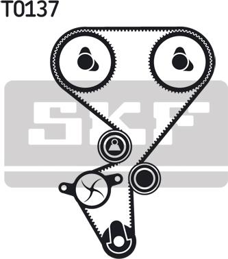 SKF VKMC 03130 - Water Pump & Timing Belt Set parts5.com