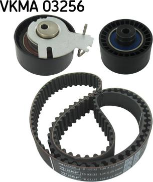 SKF VKMA 03256 - Fogasszíjkészlet www.parts5.com