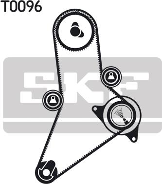 SKF VKMA 02983 - Set curea de distributie www.parts5.com