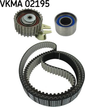 SKF VKMA 02195 - Komplet zupčastog kaiša www.parts5.com