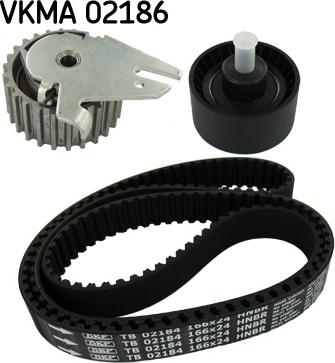 SKF VKMA 02186 - Komplet (kit) zobatega jermena parts5.com