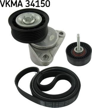 SKF VKMA 34150 - Set curea transmisie cu caneluri www.parts5.com