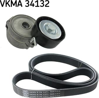 SKF VKMA 34132 - Поликлиновый ременный комплект www.parts5.com