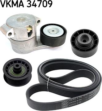 SKF VKMA 34709 - V-Ribbed Belt Set www.parts5.com