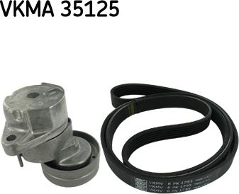 SKF VKMA 35125 - V-Ribbed Belt Set www.parts5.com