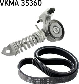 SKF VKMA 35360 - Juego de correas trapeciales poli V www.parts5.com