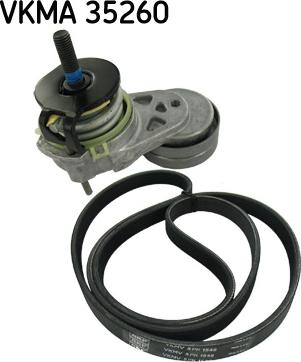 SKF VKMA 35260 - Set curea transmisie cu caneluri www.parts5.com