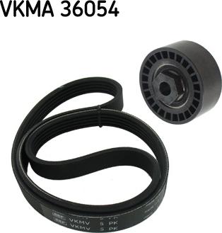 SKF VKMA 36054 - Juego de correas trapeciales poli V parts5.com