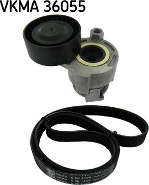 SKF VKMA 36055 - Set curea transmisie cu caneluri www.parts5.com