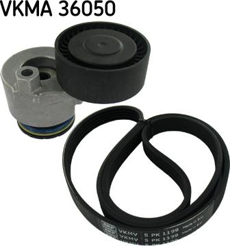 SKF VKMA 36050 - Jeu de courroies trapézoïdales à nervures www.parts5.com