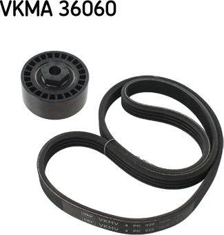 SKF VKMA 36060 - Jeu de courroies trapézoïdales à nervures www.parts5.com