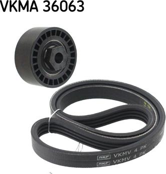 SKF VKMA 36063 - Jeu de courroies trapézoïdales à nervures www.parts5.com