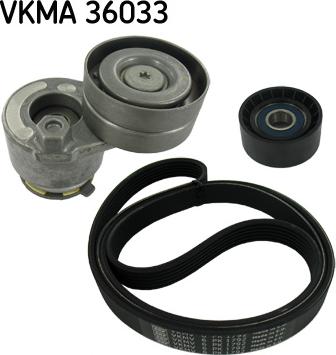 SKF VKMA 36033 - Поликлиновый ременный комплект www.parts5.com