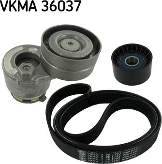 SKF VKMA 36037 - Zestaw paska klinowego wielorowkowego www.parts5.com