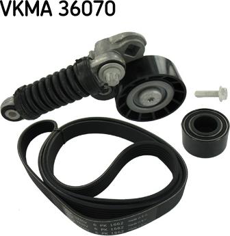 SKF VKMA 36070 - Поликлиновый ременный комплект www.parts5.com