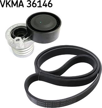 SKF VKMA 36146 - Komplet klinastog rebrastog remena www.parts5.com